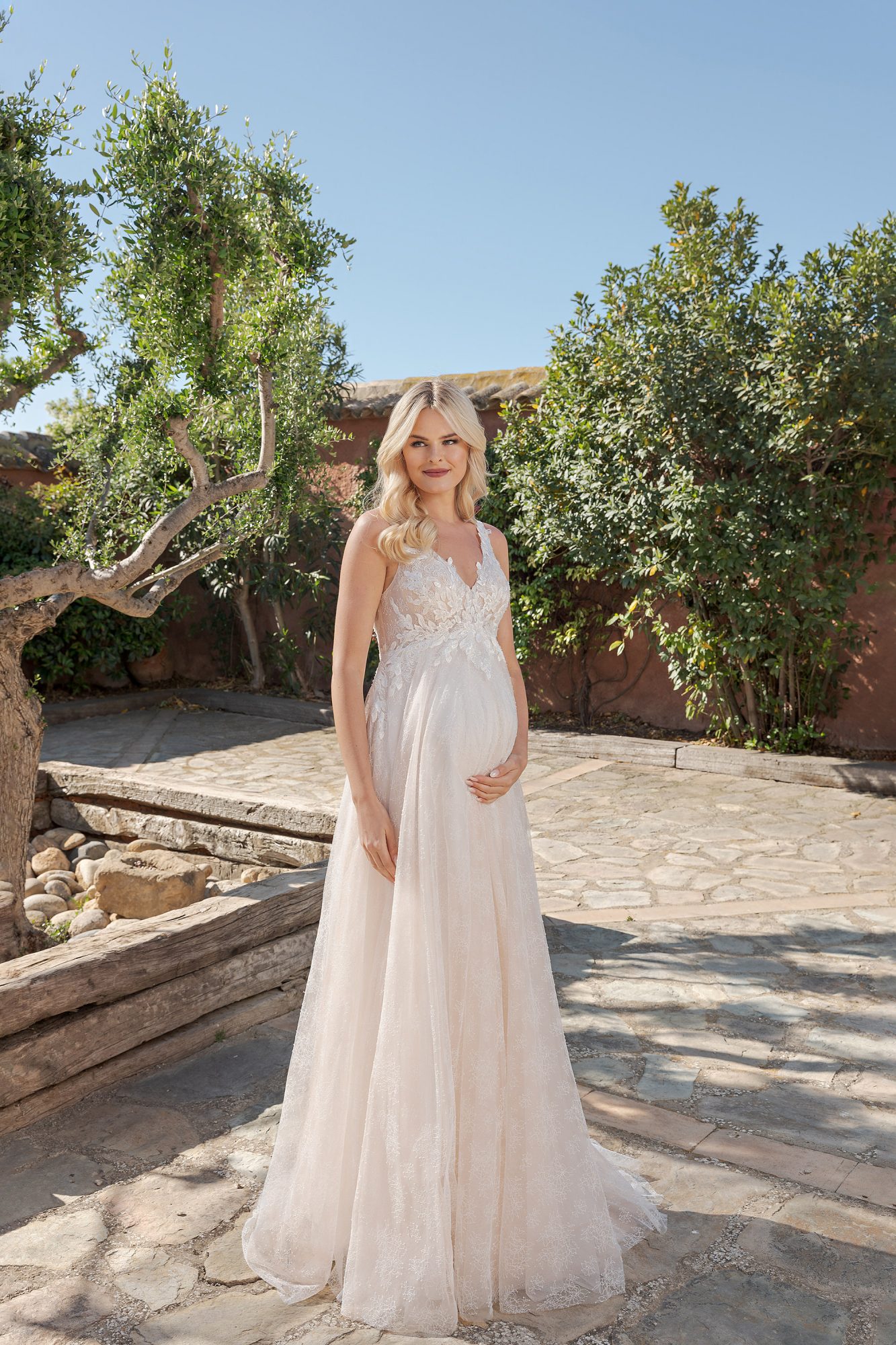 Duett pregnancy dress 2024 maternity dress wedding dress DTS500