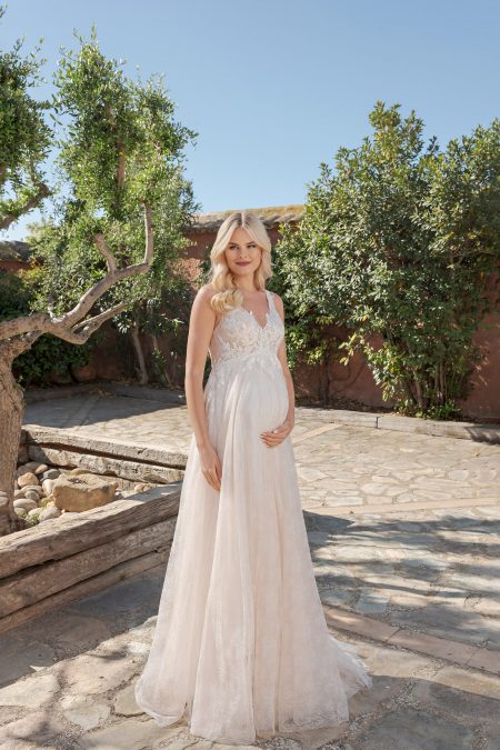 Duett pregnancy dress 2024 maternity dress wedding dress DTS500