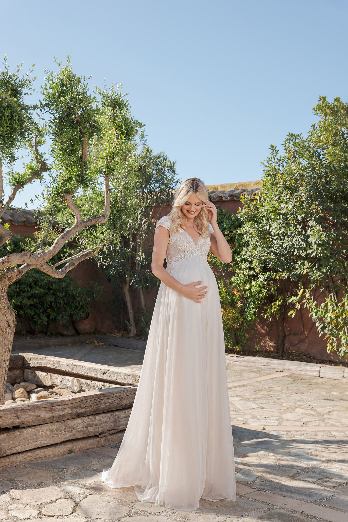 Duett pregnancy dress 2024 maternity dress wedding dress DTS503