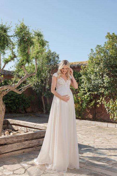 Duett pregnancy dress 2024 maternity dress wedding dress DTS503